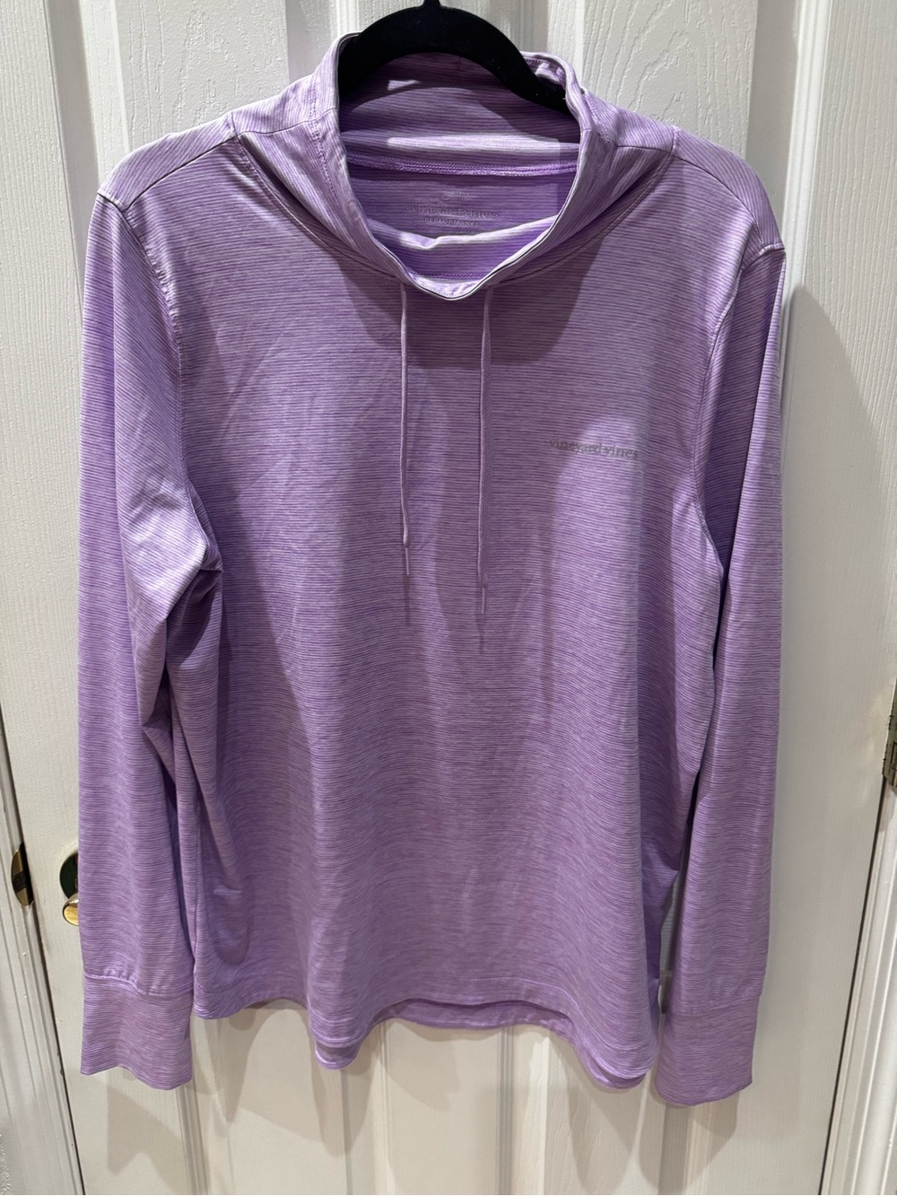 Vineyard Vines Lilac Pullover Hoodie with Drawstring